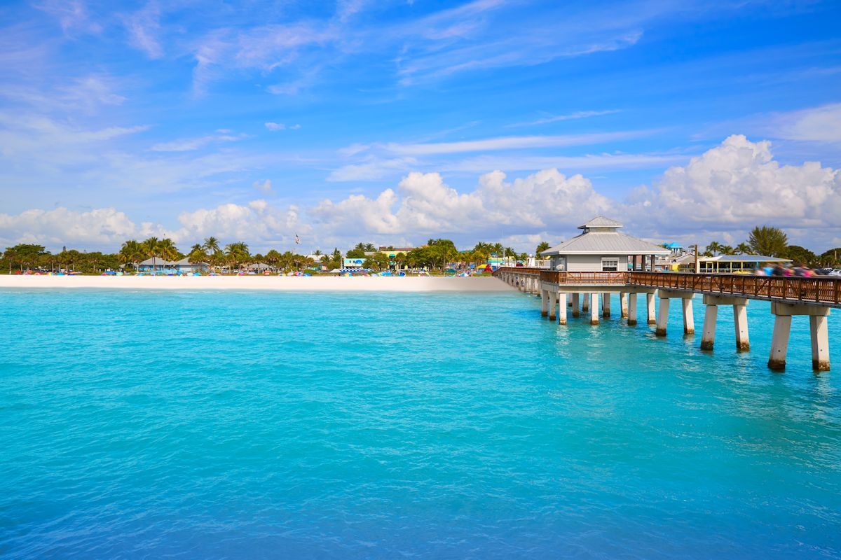 beach and pier